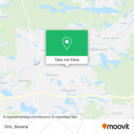 DHL map