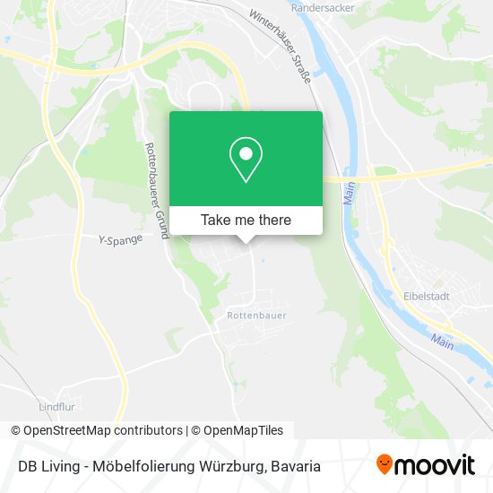 Карта DB Living - Möbelfolierung Würzburg