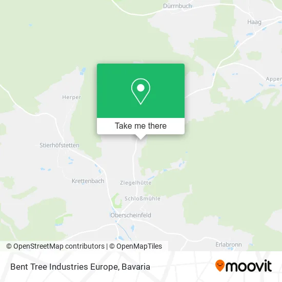 Карта Bent Tree Industries Europe