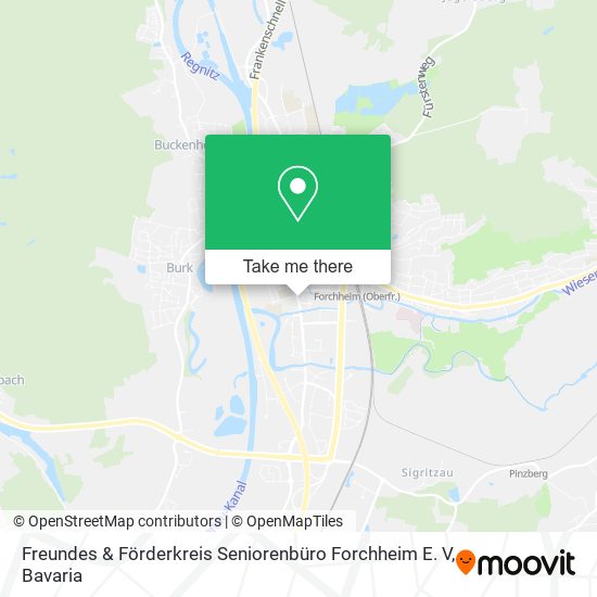 Карта Freundes & Förderkreis Seniorenbüro Forchheim E. V