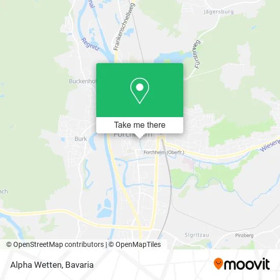 Карта Alpha Wetten