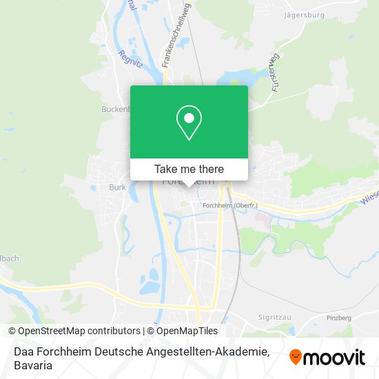 Daa Forchheim Deutsche Angestellten-Akademie map