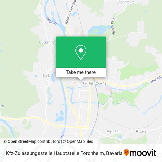 Kfz-Zulassungsstelle Hauptstelle Forchheim map