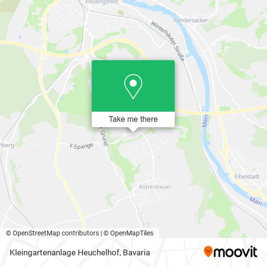 Kleingartenanlage Heuchelhof map