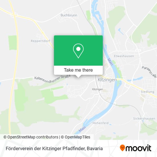 Карта Förderverein der Kitzinger Pfadfinder