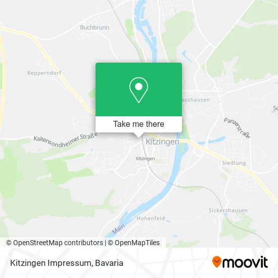Карта Kitzingen Impressum