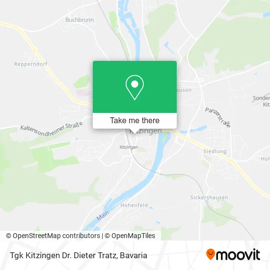 Карта Tgk Kitzingen Dr. Dieter Tratz