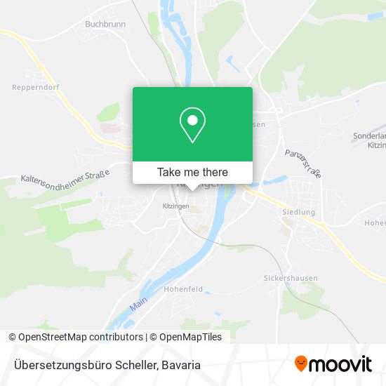 Карта Übersetzungsbüro Scheller