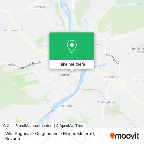 Карта Villa Paganini - Geigenschule Florian Meierott