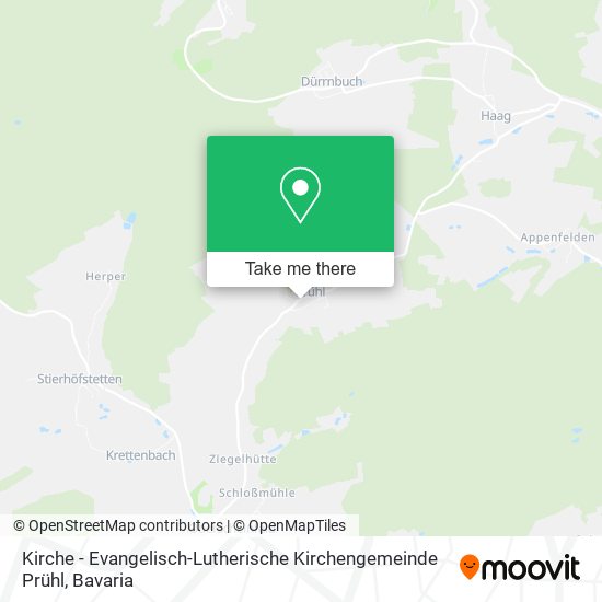 Карта Kirche - Evangelisch-Lutherische Kirchengemeinde Prühl