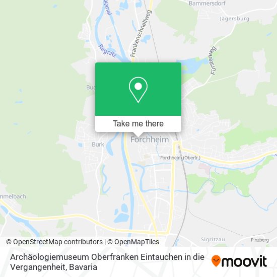 Archäologiemuseum Oberfranken Eintauchen in die Vergangenheit map