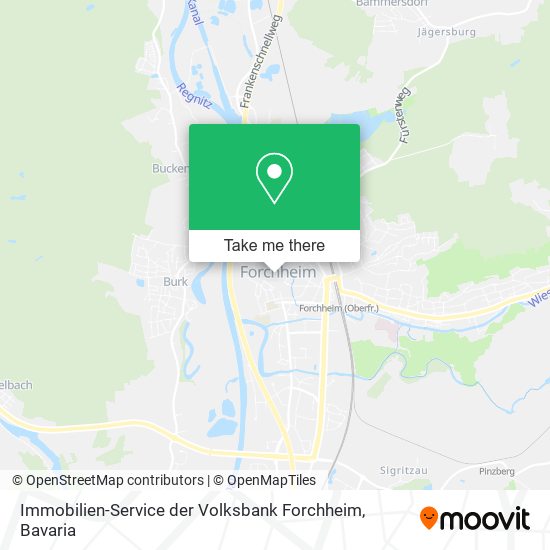 Immobilien-Service der Volksbank Forchheim map