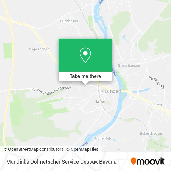 Карта Mandinka Dolmetscher Service Cessay