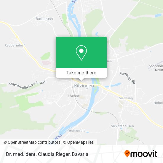 Dr. med. dent. Claudia Rieger map