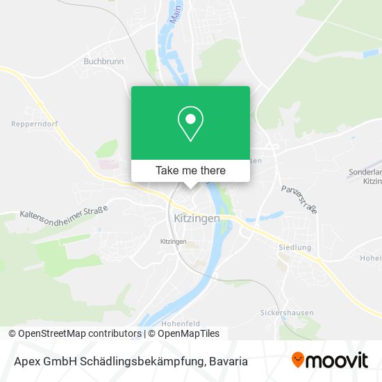 Apex GmbH Schädlingsbekämpfung map