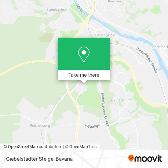 Giebelstadter Steige map