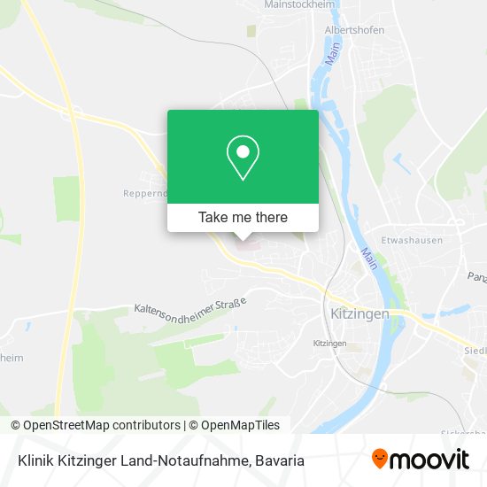 Klinik Kitzinger Land-Notaufnahme map