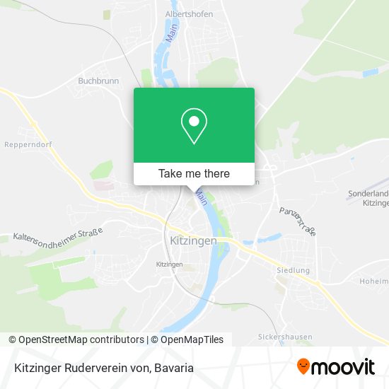 Kitzinger Ruderverein von map
