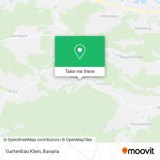 Карта Gartenbau Klein