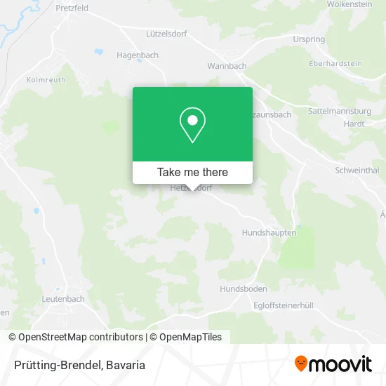 Карта Prütting-Brendel