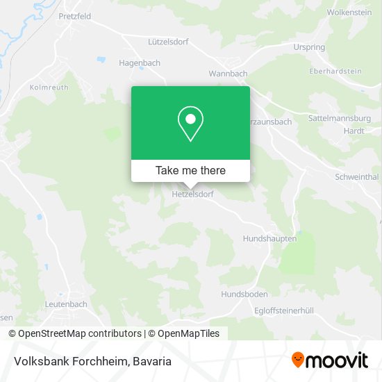 Volksbank Forchheim map