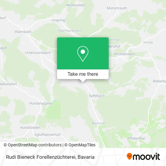 Карта Rudi Bieneck Forellenzüchterei