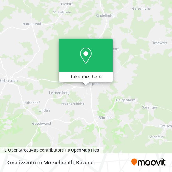 Kreativzentrum Morschreuth map