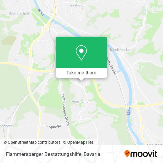 Flammersberger Bestattungshilfe map