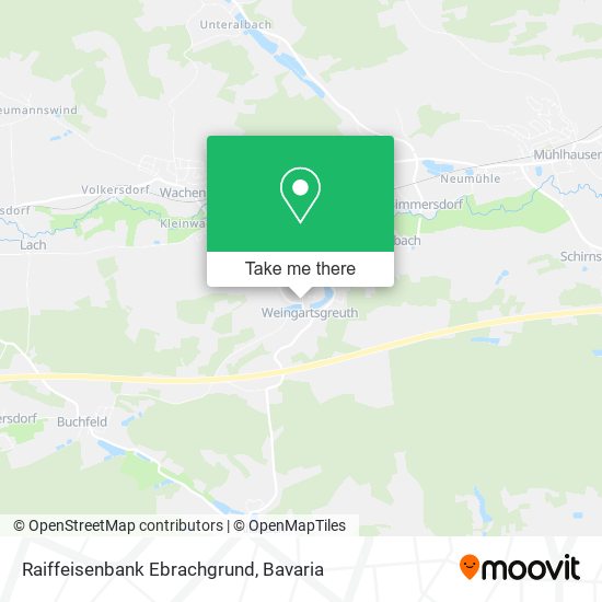 Raiffeisenbank Ebrachgrund map