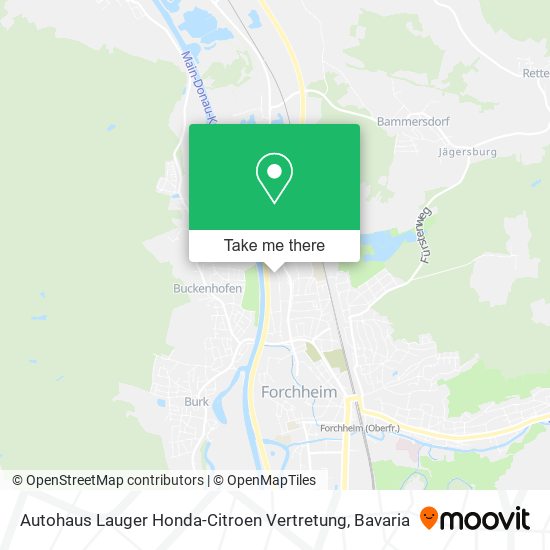 Autohaus Lauger Honda-Citroen Vertretung map