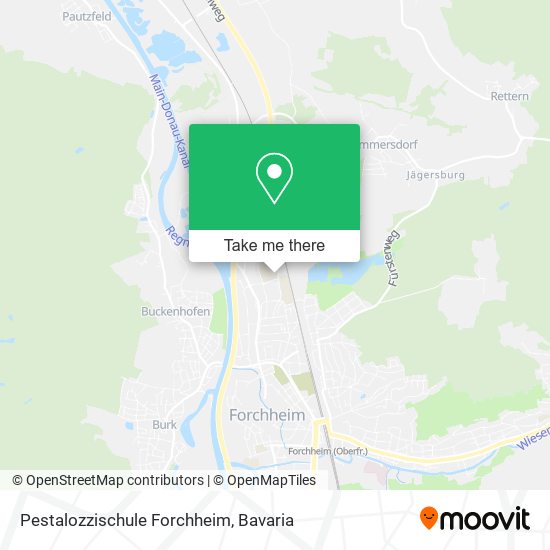 Pestalozzischule Forchheim map