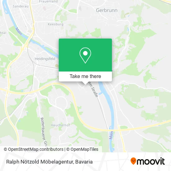 Карта Ralph Nötzold Möbelagentur