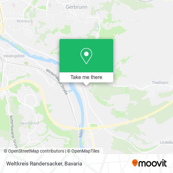 Weltkreis Randersacker map