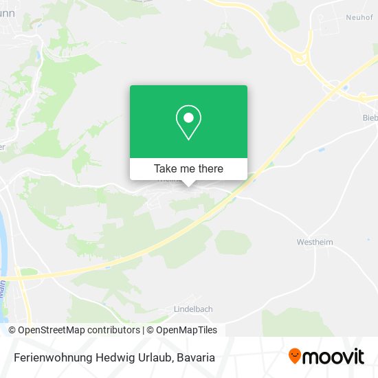 Ferienwohnung Hedwig Urlaub map