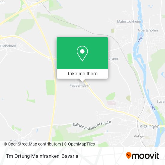 Карта Tm Ortung Mainfranken