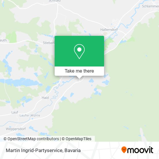 Martin Ingrid-Partyservice map