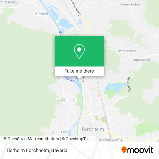 Карта Tierheim Forchheim
