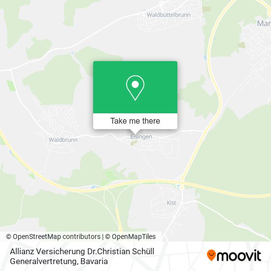 Allianz Versicherung Dr.Christian Schüll Generalvertretung map