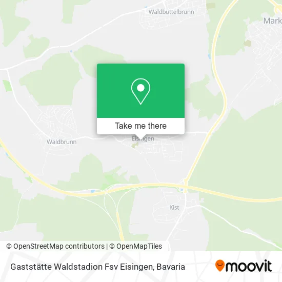 Карта Gaststätte Waldstadion Fsv Eisingen