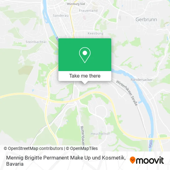 Карта Mennig Brigitte Permanent Make Up und Kosmetik