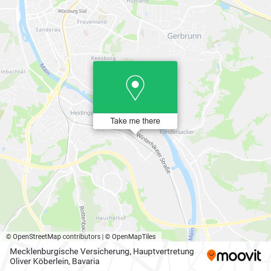 Mecklenburgische Versicherung, Hauptvertretung Oliver Köberlein map