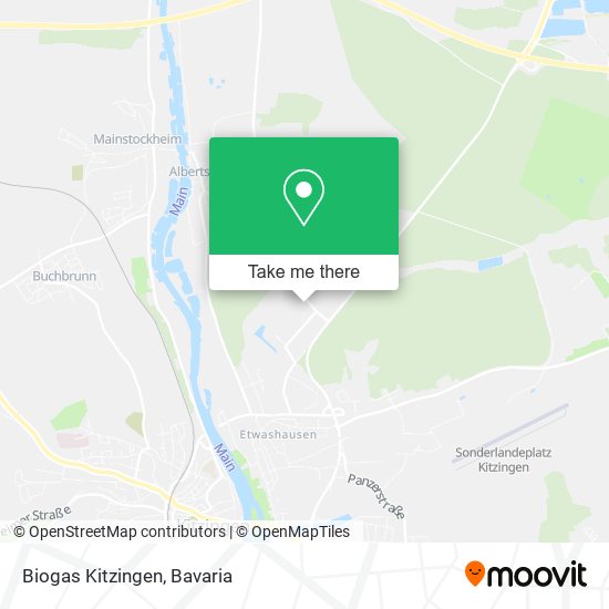 Biogas Kitzingen map