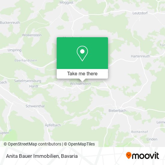 Anita Bauer Immobilien map