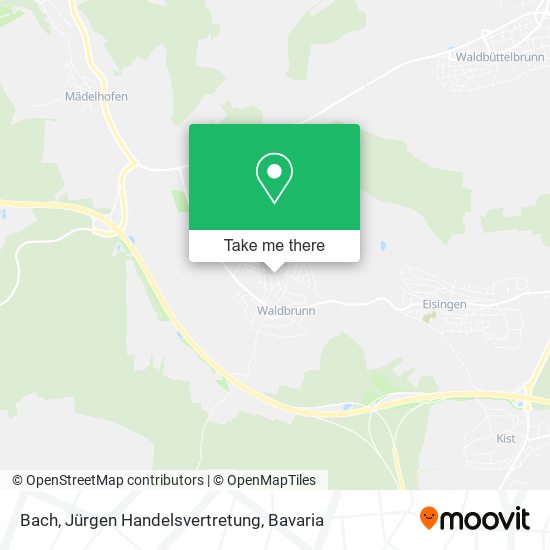 Bach, Jürgen Handelsvertretung map