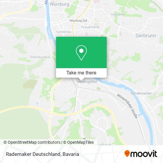 Rademaker Deutschland map