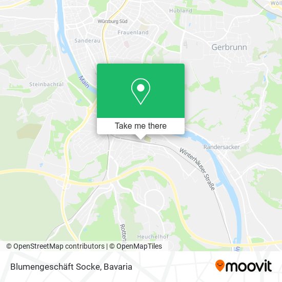 Blumengeschäft Socke map