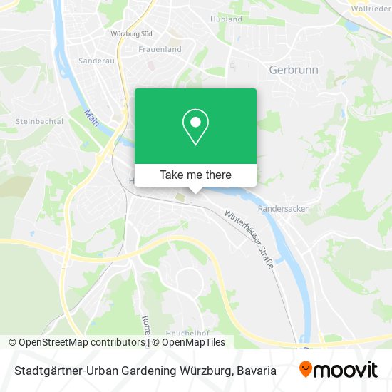 Stadtgärtner-Urban Gardening Würzburg map