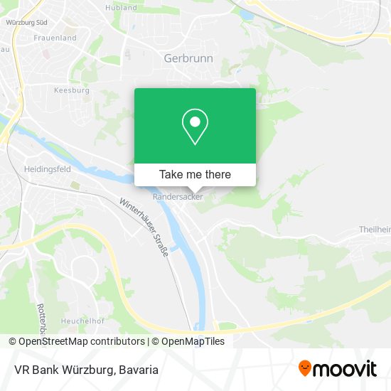 VR Bank Würzburg map