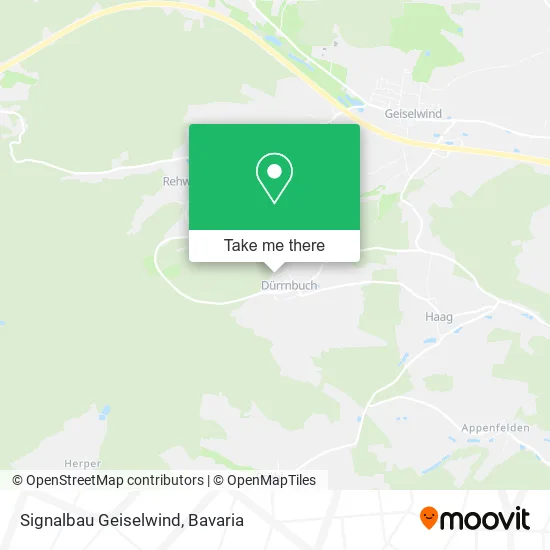 Карта Signalbau Geiselwind