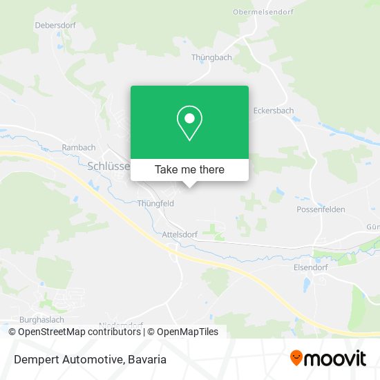 Dempert Automotive map